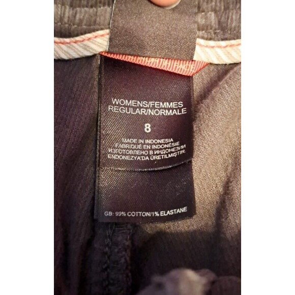 The North Face Pants Women's 8 Grey Corduroy Low Rise Hiking Trail Pants - Picture 11 of 13
